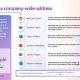 Prepare for a company-wide address